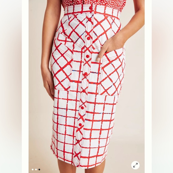 Anthropologie | Aryessa Bellamy Snap Front Pencil Skirt - Picture 7 of 7